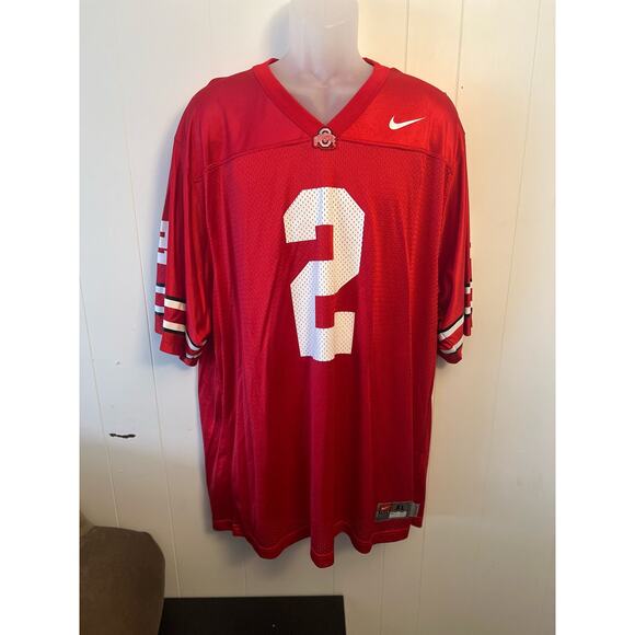 Ohio State Buckeyes #2 Nike Jersey – Vintage, Pre-Worn, Red, XL - Picture 1 of 5